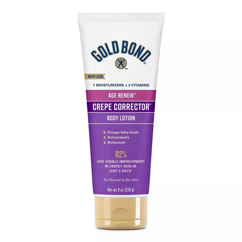 Gold Bond Crepe Corrector Age Renew Body Lotion Fragrance Free, 8.0 oz